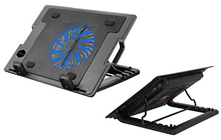 Concord C-882 5 Kademeli Oyuncu Gaming Laptop Soğutucu Stand Cooler 1X 14CM FAN