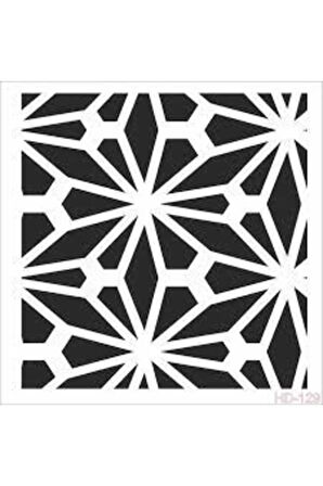 Hd129 Home Dekor Stencil 45x45
