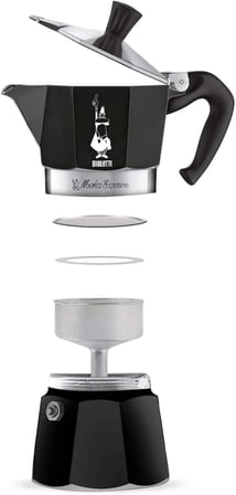 Bialetti Moka Pot Express 1 Cup Siyah