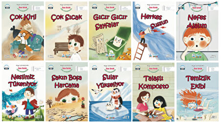1.Sınıf Sen Artık Doğa Kahramanısın Hikaye Seti (16 Sayfa) - Hayat Bilgisi Kitabı Hediyeli