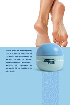 Topuk Çatlağı Ayak Kremi Yoğun Bakım ve Nemlendirici Bitkisel Karışım 100 ML