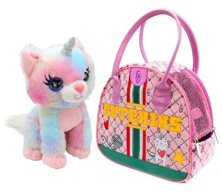 50455 Sun-Fnv-Cutekins Peluş Caticorn Posh Taşima Çantali