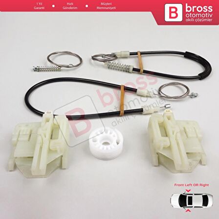 BMW 3 Serisi E90 E91 2004-2012 4/5 Kapı 51337140587 51337140588 İçin Ön Sağ veya Sol Cam Kriko Seti