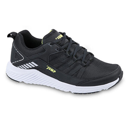 Jump 24865 Unisex Siyah Neon Yeşil Yürüyüş Koşu Spor Ayakkabı