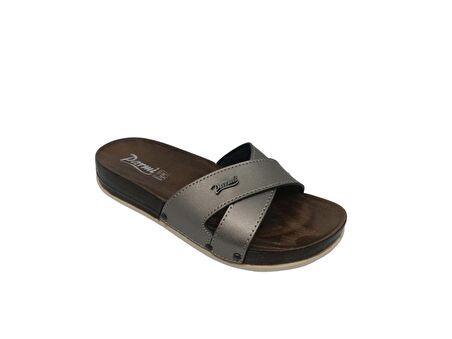 Parmi 21502 Kadın Platin Günlük Kullanım Terlik