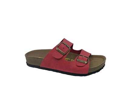 Zerhan 1256 Unisex Kırmızı Günlük Kullanım Terlik