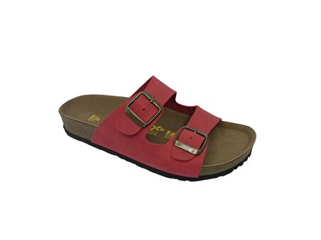 Zerhan 1256 Unisex Kırmızı Günlük Kullanım Terlik