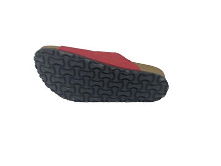 Zerhan 1256 Unisex Kırmızı Günlük Kullanım Terlik