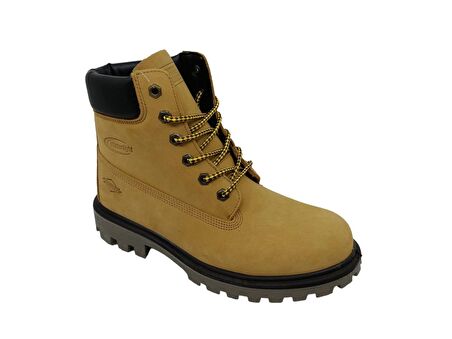 Scooter Unisex Sarı Nubuk Deri Su Geçirmez Bot 7108NSA