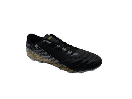 Jump 28221 Siyah - Camel Erkek Çim -  Krampon Futbol Ayakkabısı