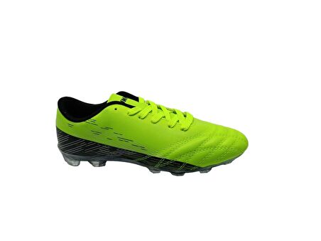 Jump 28221 Erkek Neon Yeşil - Siyah Çim Krampon Futbol Ayakkabısı