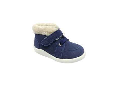 Vicco Tinky Kürklü Erkek Bebek Ilk Adım Lacivert Günlük Ayakkabı