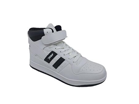 Jump 28504 Beyaz Uzun Bilekli Erkek Sneaker Günlük Spor Ayakkabı