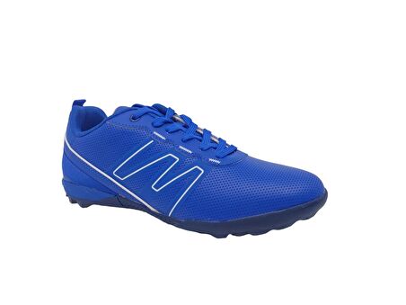 Jump 29112 Erkek Mavi Bağcıklı Halı Saha Futbol Ayakkabısı