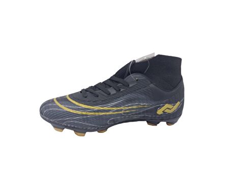 Jump 29676 Siyah Erkek Çoraplı Model Krampon Futbol Ayakkabısı
