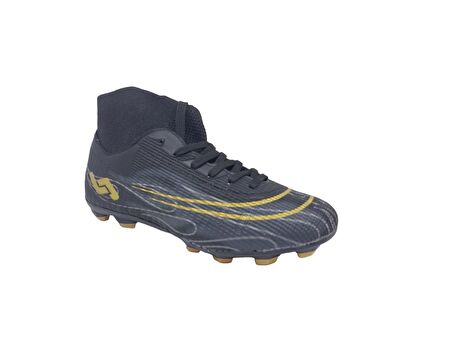 Jump 29676 Siyah Erkek Çoraplı Model Krampon Futbol Ayakkabısı
