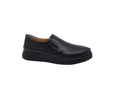 Zerhan 551 Erkek Siyah Hafif Tabanlı Günlük Kullanım Ayakkabı