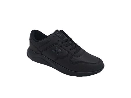 Lutton 4039 Unisex Siyah Bağcıklı Koşu Ve Günlük Kullanım Spor Ayakkabı