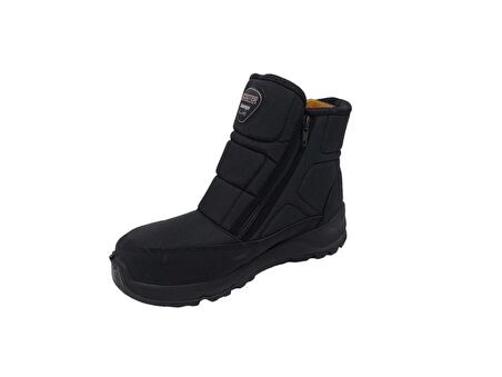 Scooter 7449 Kadın Siyah Fermuarlı Su Geçirmez ( Watertight ) Kar Botu