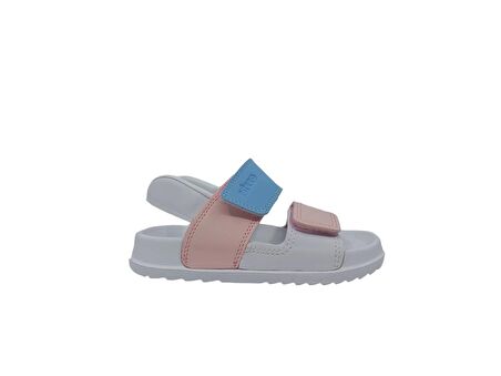 Vicco Krixi Hafif Kız Çocuk Beyaz Pembe Sandalet