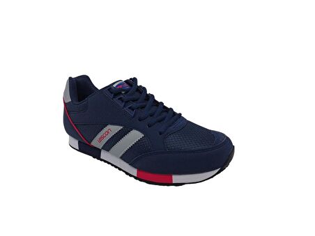 Lescon Boston 5 Erkek Lacivert Bağcıklı Sneakers Spor Ayakkabı