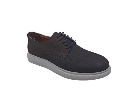 Modesa 249 Erkek Kahve Bağcıklı Nubuk Deri Casual Ayakkabı