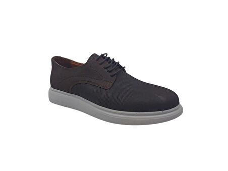 Modesa 249 Erkek Kahve Bağcıklı Nubuk Deri Casual Ayakkabı