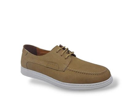 Modesa 231 Erkek Kum Nubuk Deri Casual Ayakkabı