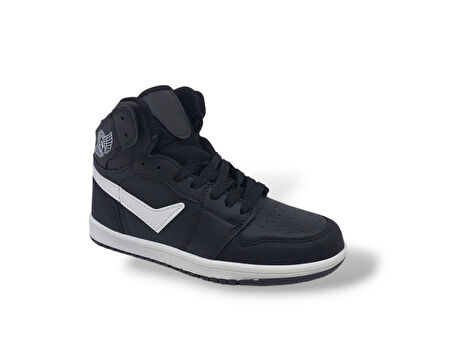 Lambırlent 8070 Erkek Siyah Bilekli Spor Ayakkabı