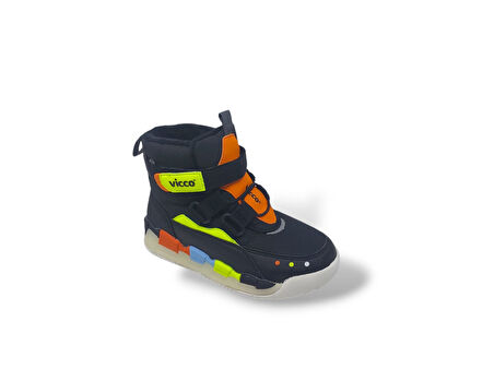Vicco Lesi Unisex Çocuk Siyah Bot