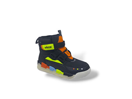 Vicco Lesi Unisex Çocuk Siyah Bot