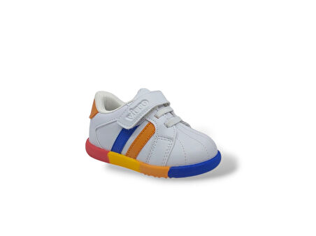 Vicco Heika Unisex İlk Adım Bebek Beyaz Sneaker Ayakkabı