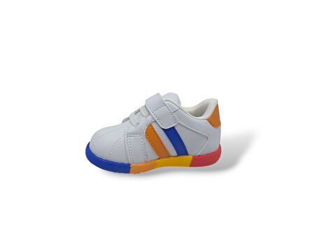 Vicco Heika Unisex İlk Adım Bebek Beyaz Sneaker Ayakkabı