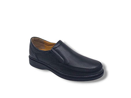 Zerhan 1039 Erkek Siyah Hakiki Deri Ayakkabı