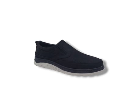Modesa 251 Erkek Siyah Nubuk Deri Loafer Ayakkabı