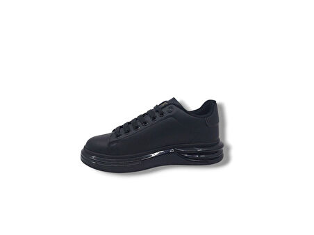 BestOf 628 Erkek Siyah Kalın Taban Günlük Casual Spor Ayakkabı