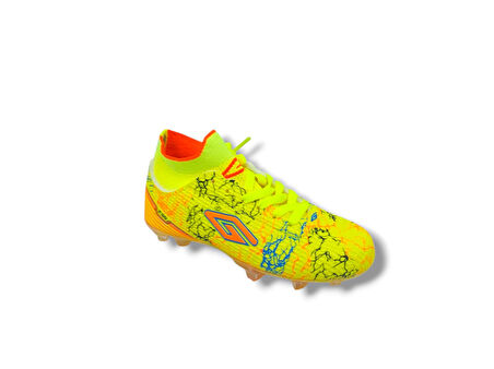 Dugana F50 Çocuk Sarı Turuncu Çoraplı Krampon Ayakkabı