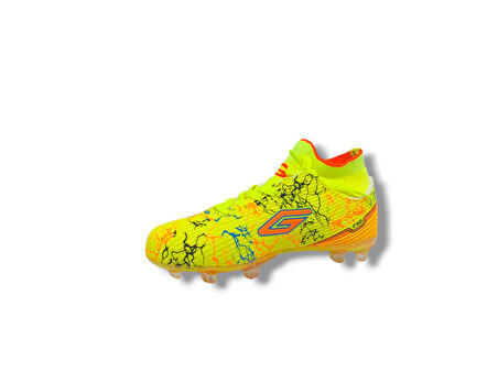 Dugana F50 Çocuk Sarı Turuncu Çoraplı Krampon Ayakkabı