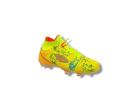 Dugana F50 Çocuk Sarı Turuncu Çoraplı Krampon Ayakkabı