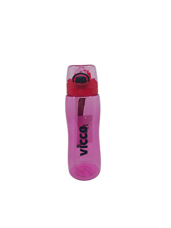Vicco Su Matarası Kilitli Kapak Tritan Matara Suluk 750 ML KIRMIZI