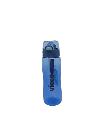 Vicco Su Matarası Kilitli Kapak Tritan Matara Suluk 750 ML MAVİ