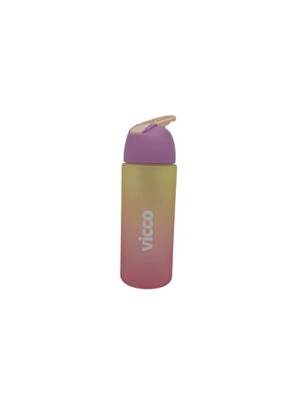 Vicco QUİCK Su Matarası Kilitli Kapak Tritan Matara Suluk 500 ML PEMBE