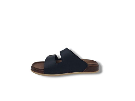 Witta 55201 Unisex Siyah Tokalı Günlük Kullanım Terlik