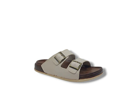Witta 55201 Unisex Bej Tokalı Günlük Kullanım Terlik