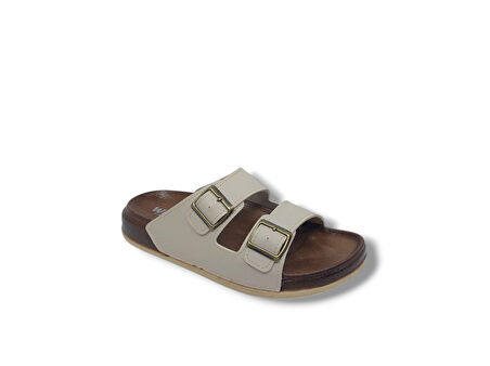 Witta 55201 Unisex Bej Tokalı Günlük Kullanım Terlik