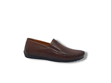 Modesa 252 Erkek Taba Hakiki Deri Loafer Ayakkabı