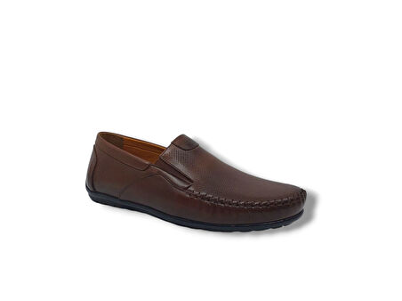 Modesa 252 Erkek Taba Hakiki Deri Loafer Ayakkabı