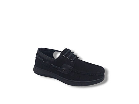 Banner 240 Erkek Siyah Bağcıklı Nubuk Hakiki Deri Tımber Ayakkabı