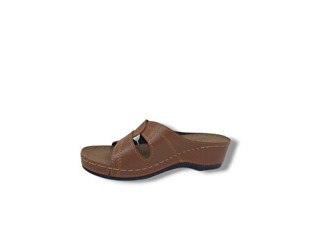 Zerhan 1854 Kadın Taba Günlük Kullanım Dolgu Topuk Terlik