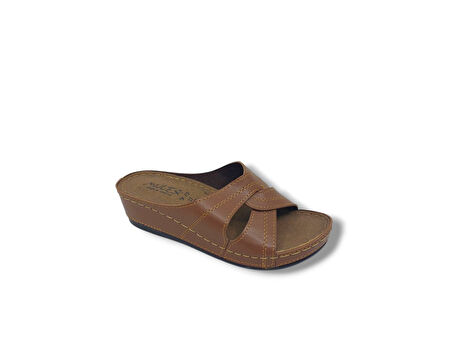 Zerhan 1854 Kadın Taba Günlük Kullanım Dolgu Topuk Terlik